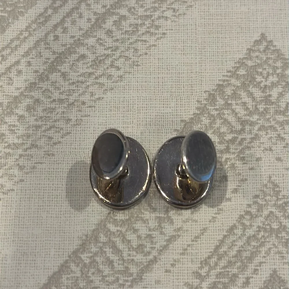 Tiffany & Co ‘Return to Sender’ Sterling Silver Oval Men’s Cufflinks